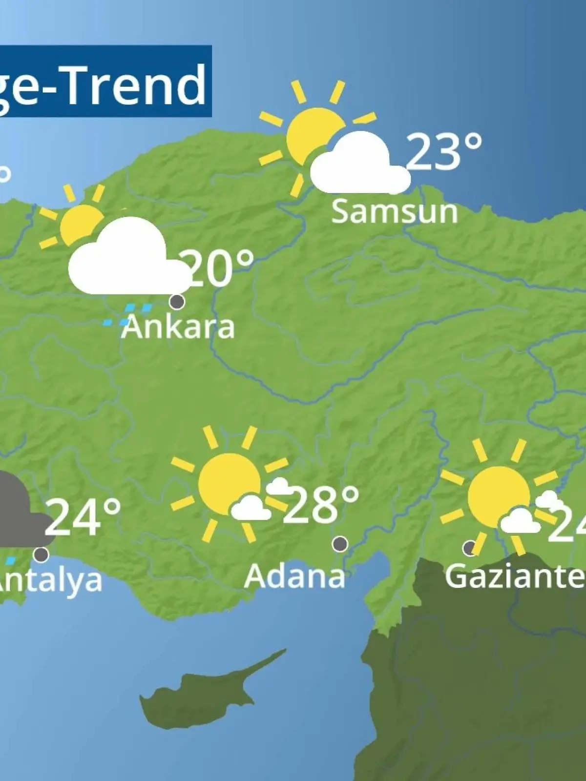 Bild zu: "Türkei: Wie wird das Wetter?"