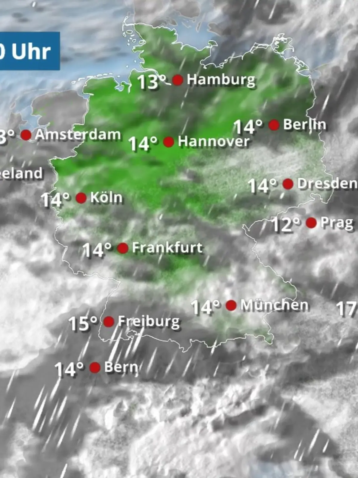 Bild zu: "Ein paar Wolkenlücken zum Nachmittag"
