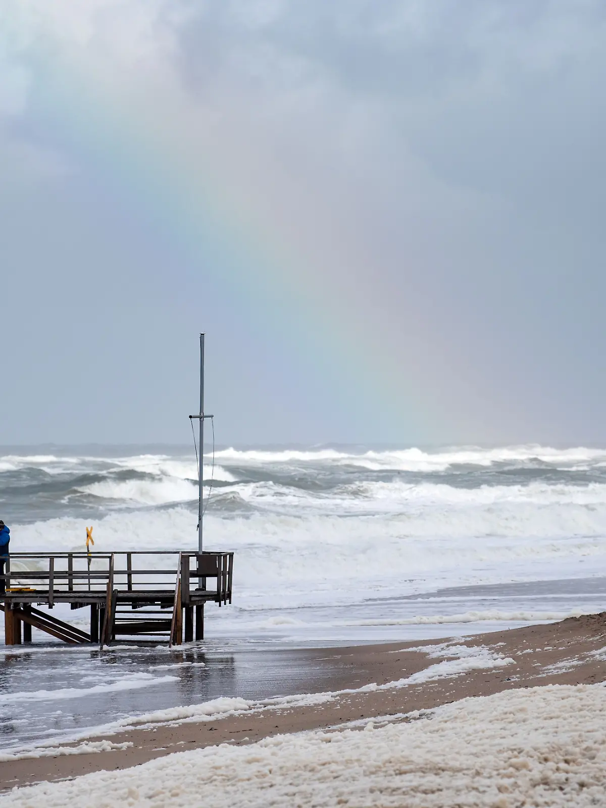 Sturmflut an der Nordsee - Insel Sylt
