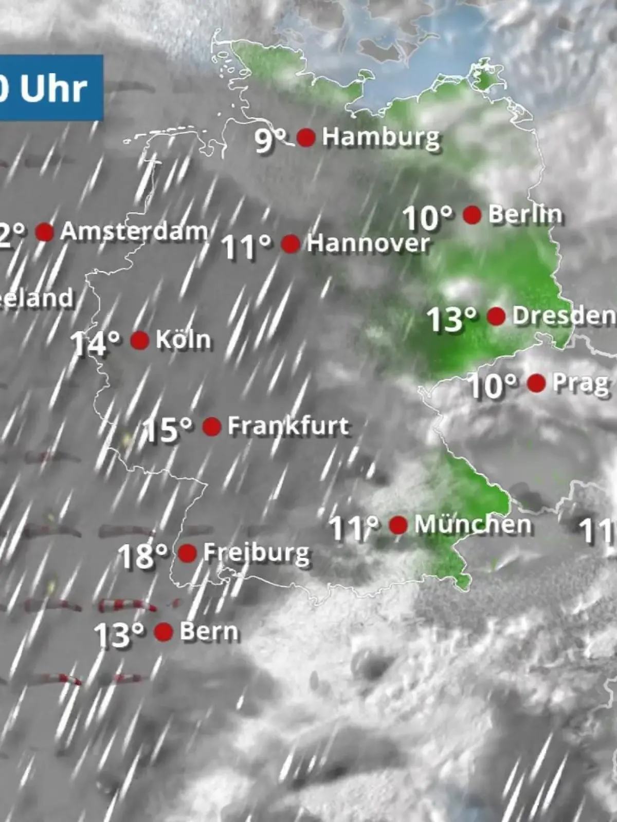 Bild zu: "Sturm bringt auch viel Regen mit"