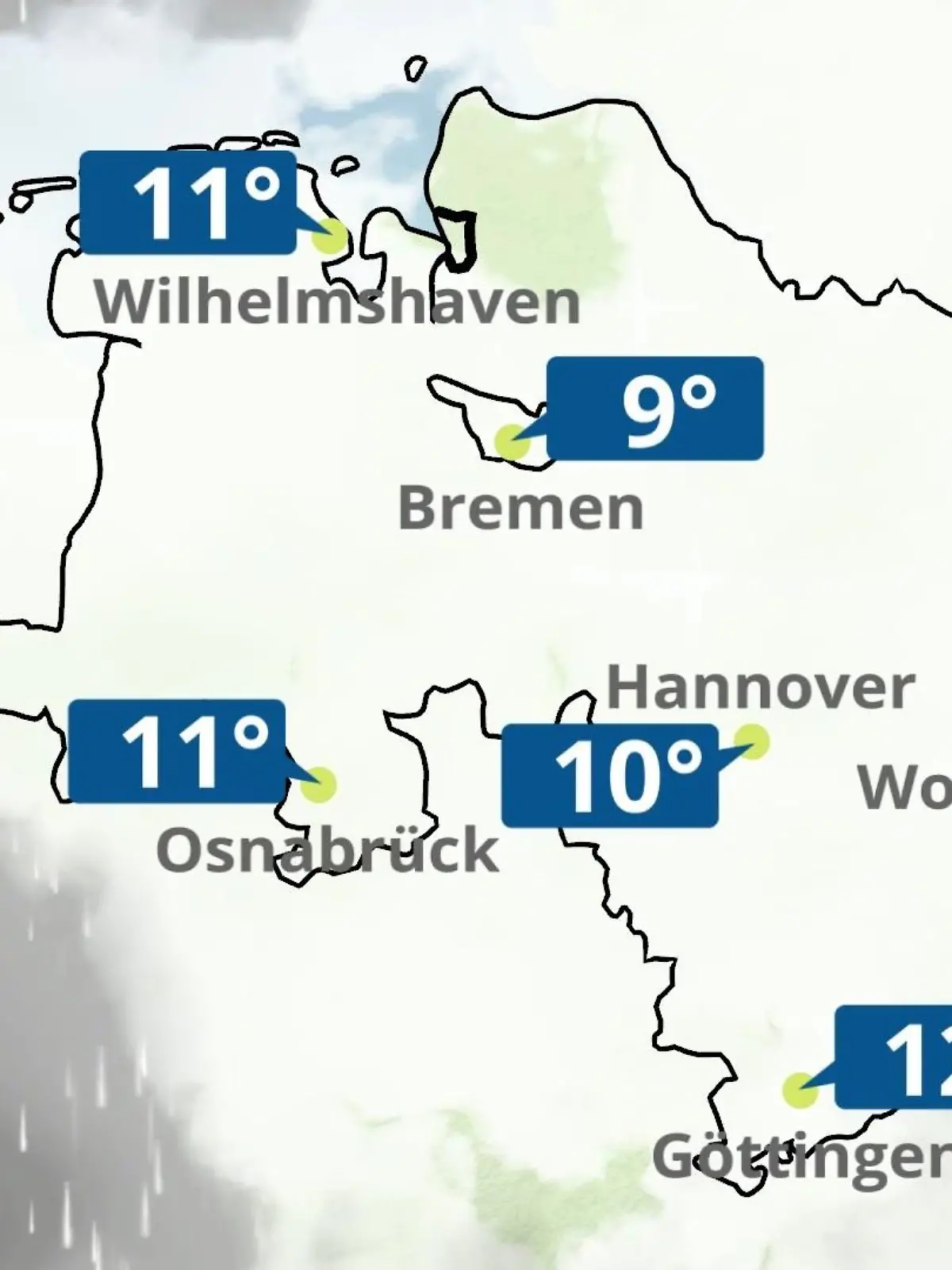 Bild zu: "Bremen und Niedersachsen: Wie wird das Wetter?"