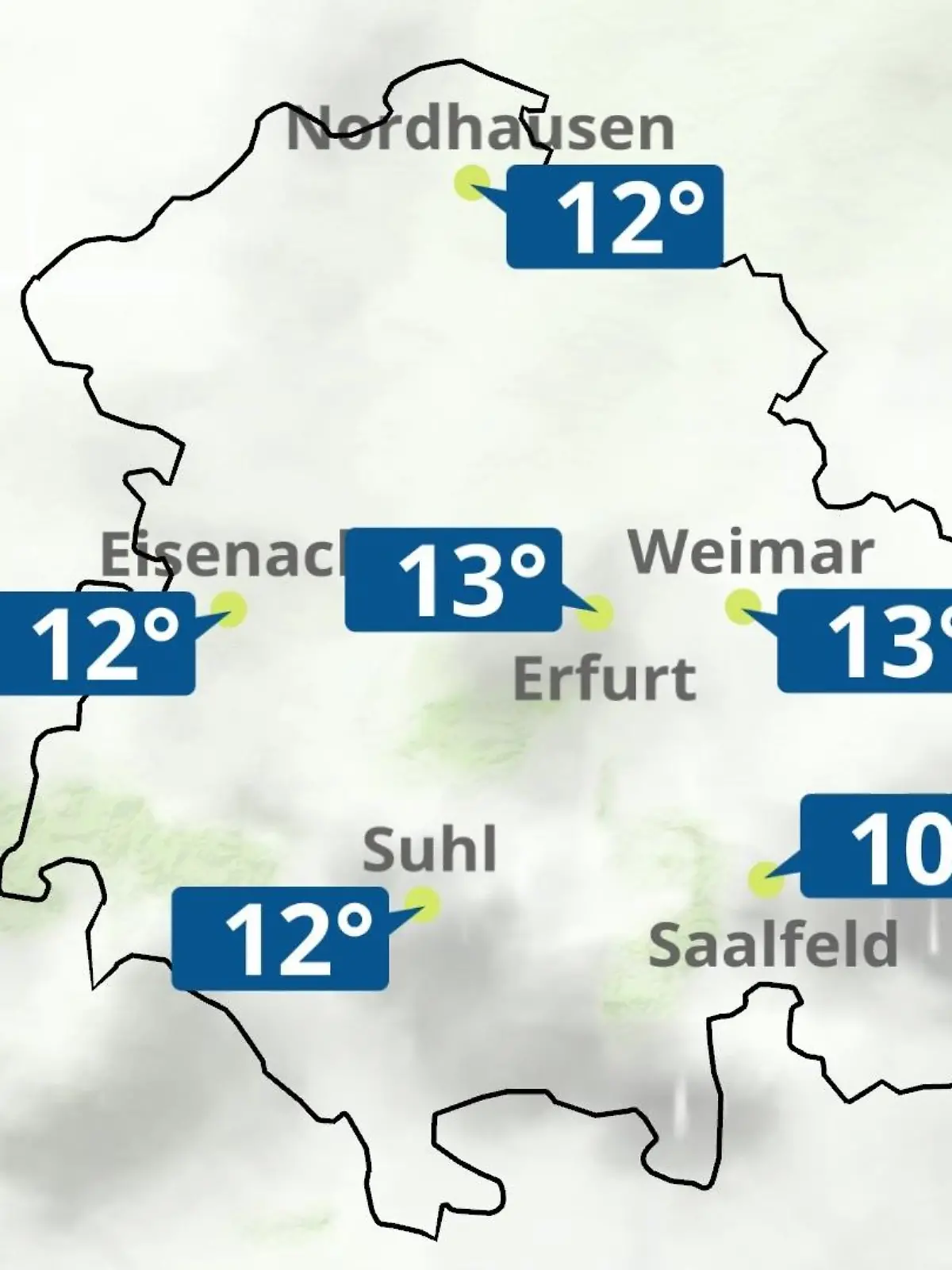 Bild zu: "Thüringen: Wie wird das Wetter?"