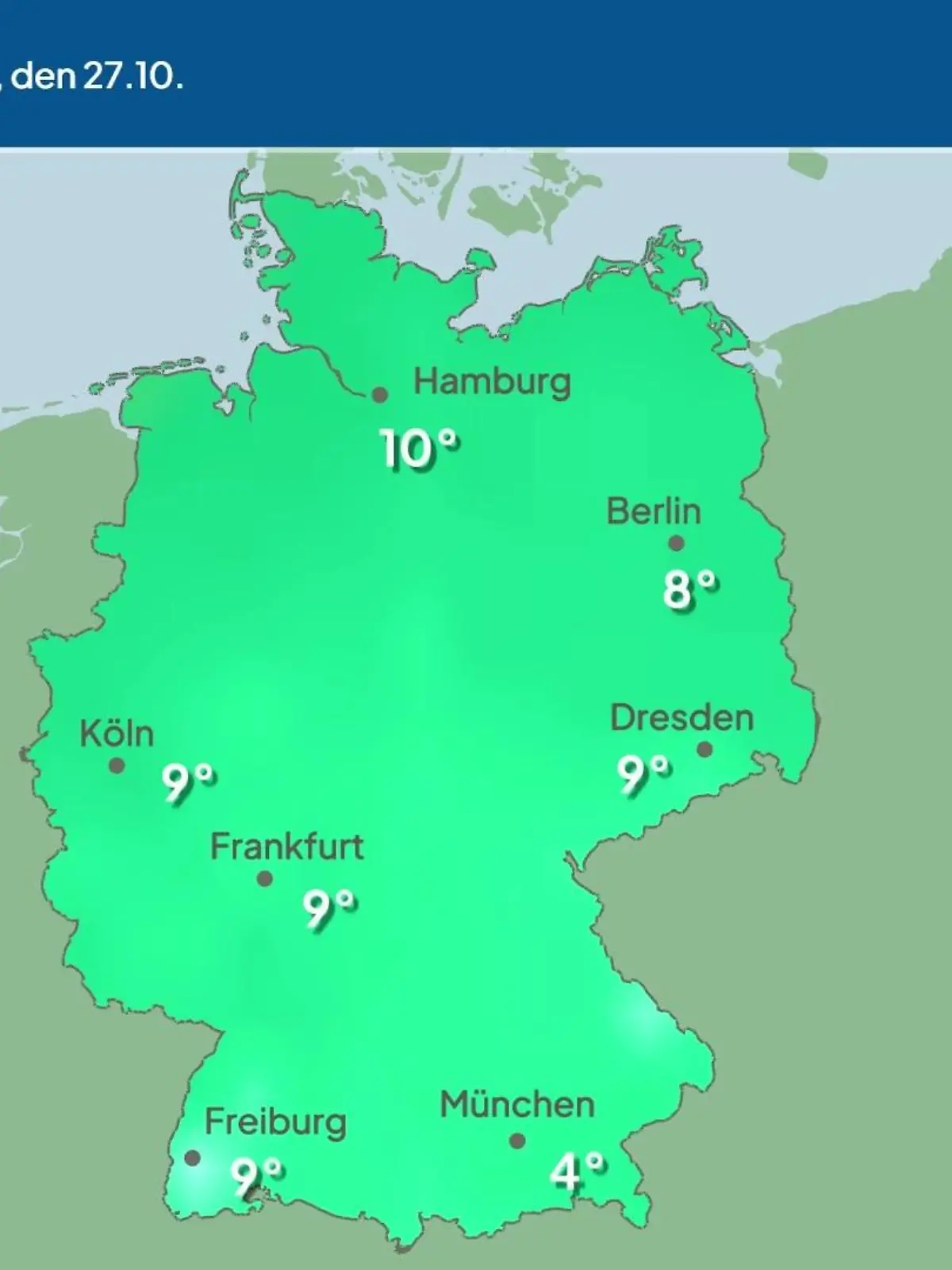 Bild zu: "Im Video: Temperatur-Vorhersage"