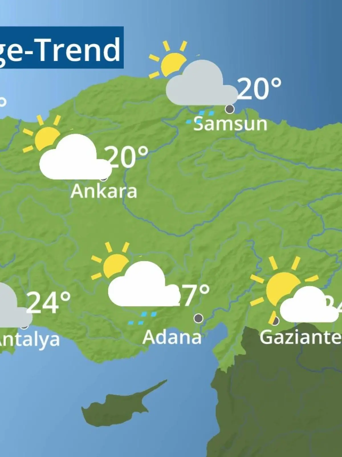 Bild zu: "Türkei: Wie wird das Wetter?"