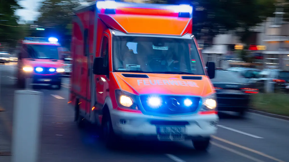 Krankenwagen im Einsatz