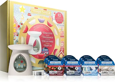 Yankee Candle Christmas Collection Aromalamp & 12 Wax Melts