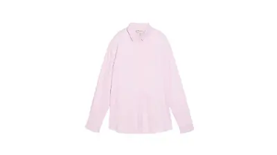 Pinke Hemdbluse aus Viskose