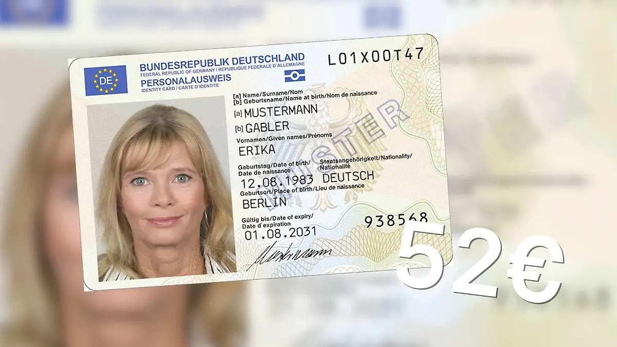 Abzocke? Personalausweis soll deutlich teurer werden 52 statt 37 Euro!