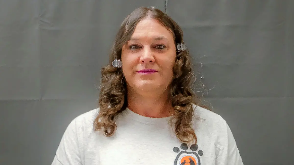 FILE - This photo provided by the Federal Public Defender Office shows death row inmate Amber McLaughlin. Unless Missouri Gov. Mike Parson grants clemency, McLaughlin will become the first transgender woman executed in the U.S. She is scheduled to die by injection Tuesday, Jan 3, 2022, for stabbing to death a former girlfriend, Beverly Guenther, in 2003. (Jeremy S. Weis/Federal Public Defender Office via AP, File)