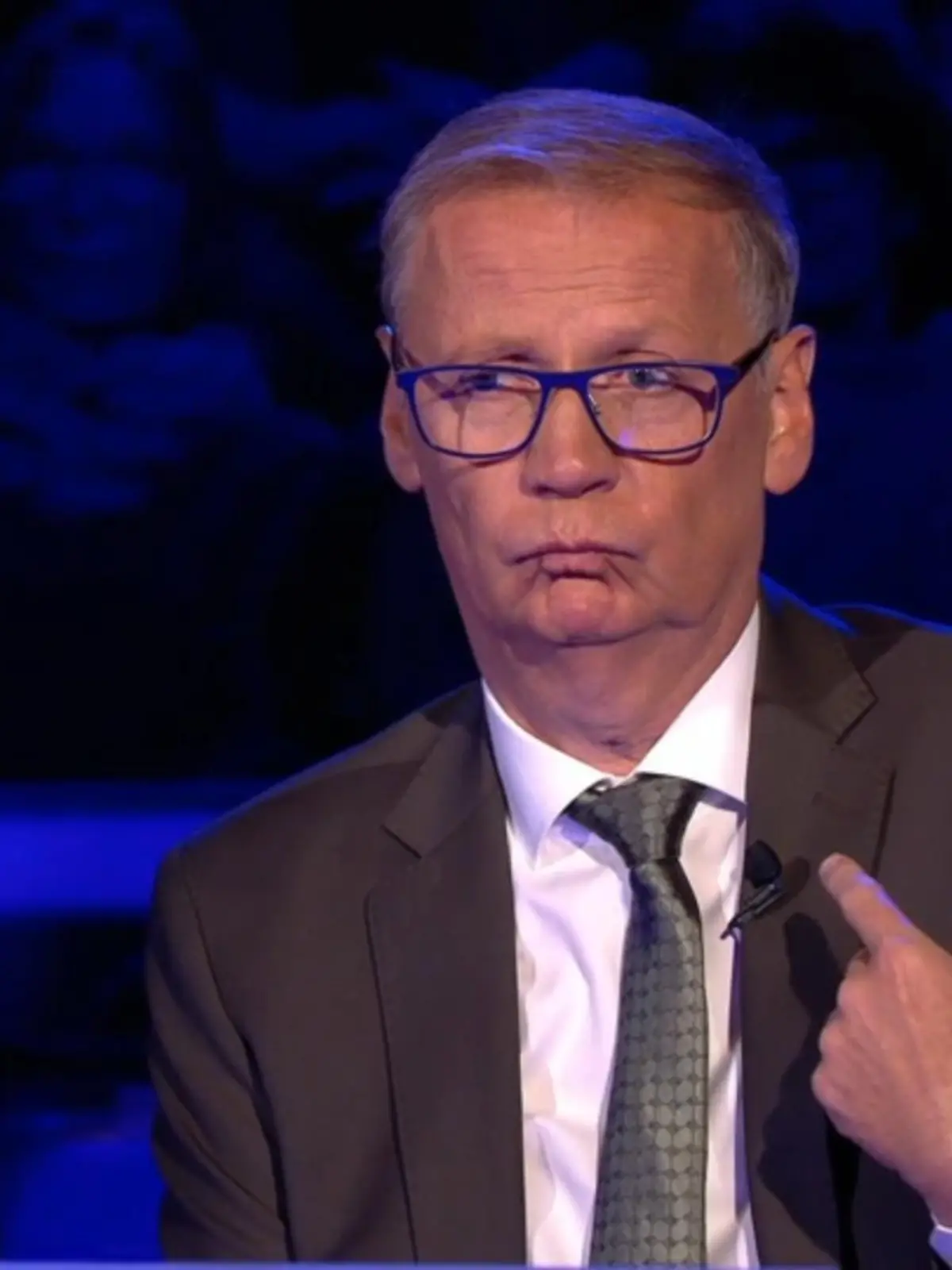 "Wer wird Millionär?"-Quizmaster Günther Jauch ist pikiert.
