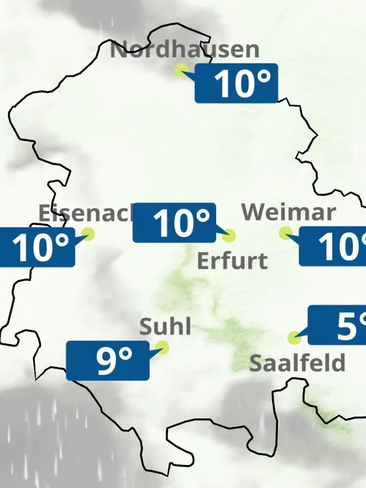 Bild zu: "Thüringen: Wie wird das Wetter?"