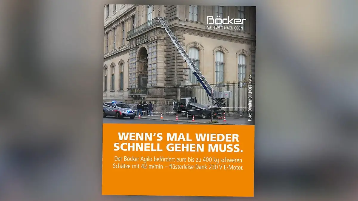 Millionen-Coup wird Werbe-Gag Louvre-Klau hat NRW-Bezug