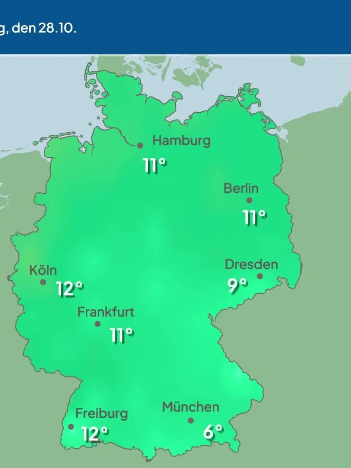 Bild zu: "Im Video: Temperatur-Vorhersage"