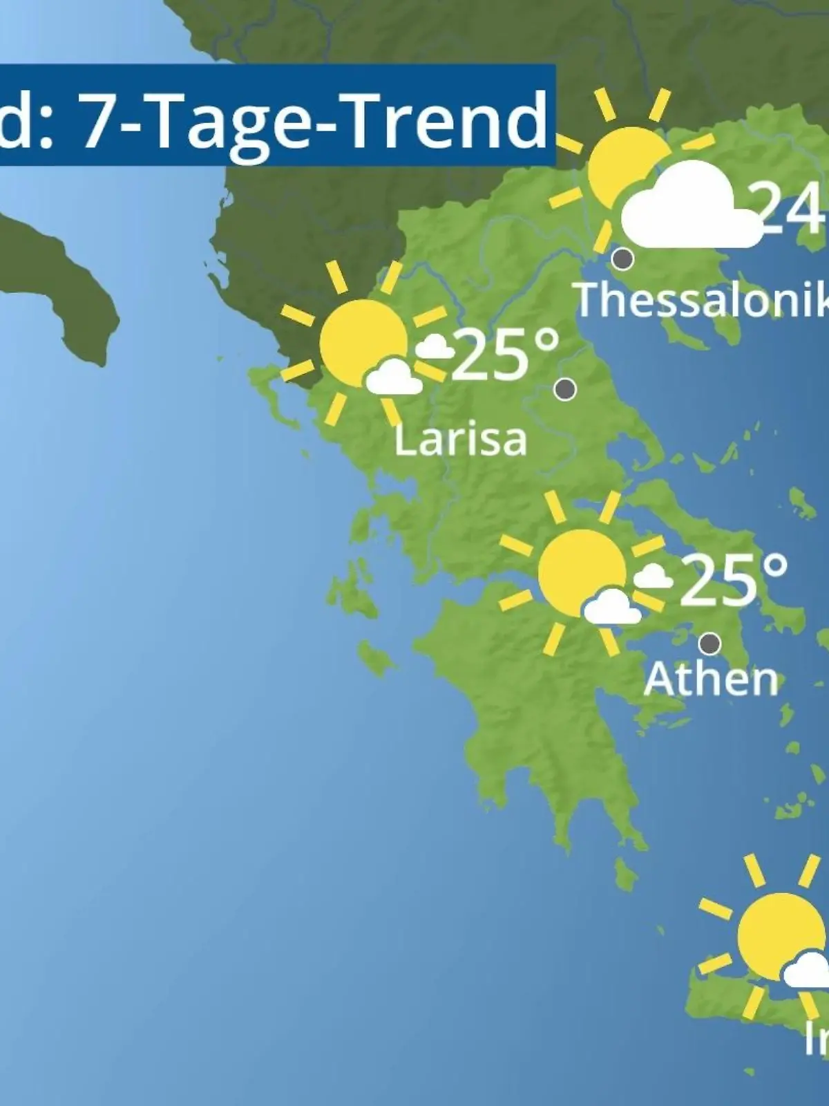 Bild zu: "Griechenland: Wie wird das Wetter?"