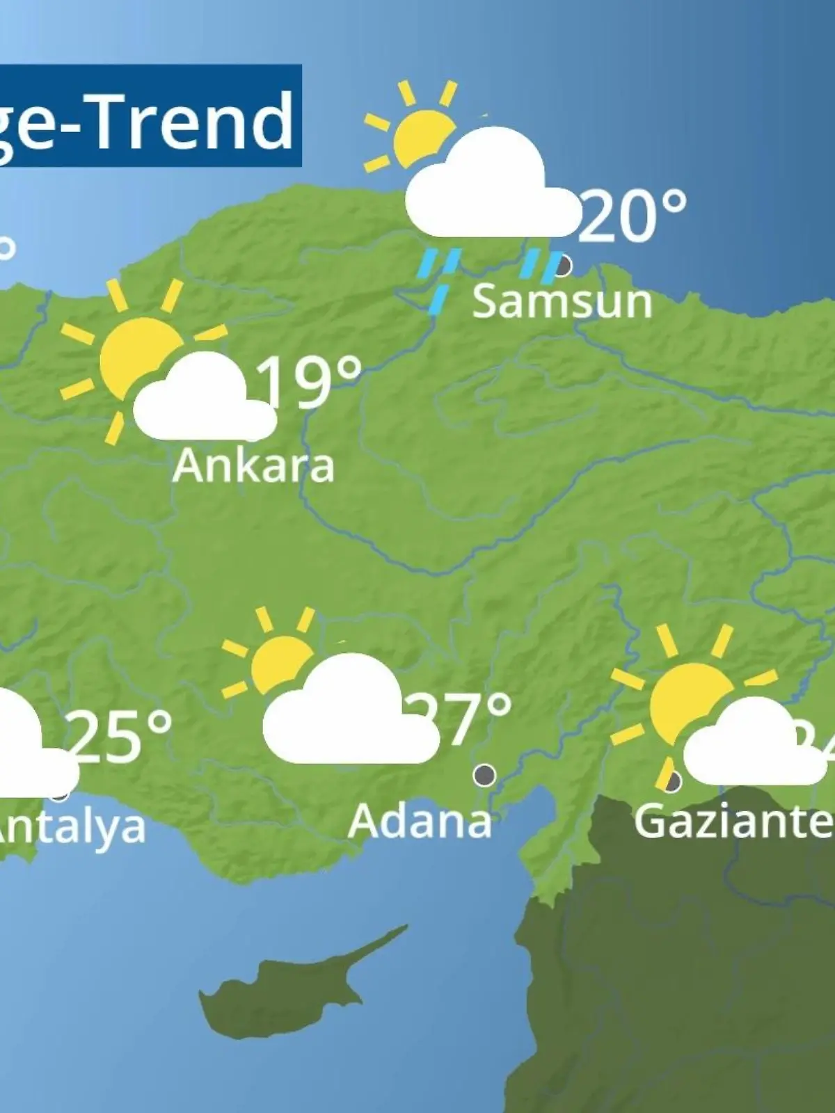 Bild zu: "Türkei: Wie wird das Wetter?"