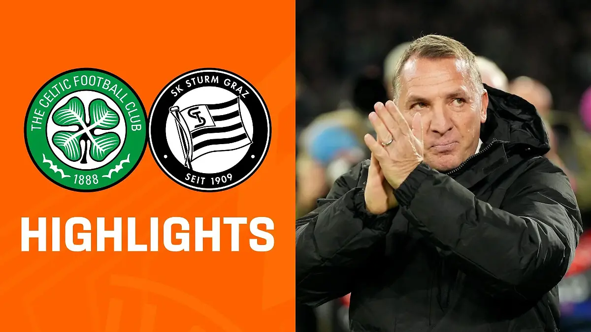 Highlights: Celtic Glasgow vs. Sturm Graz