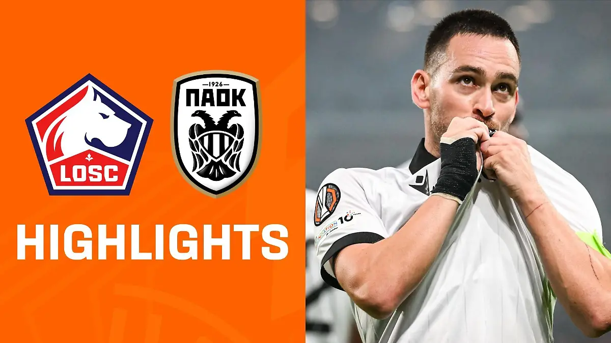 Highlights: OSC Lille vs. PAOK Thessaloniki