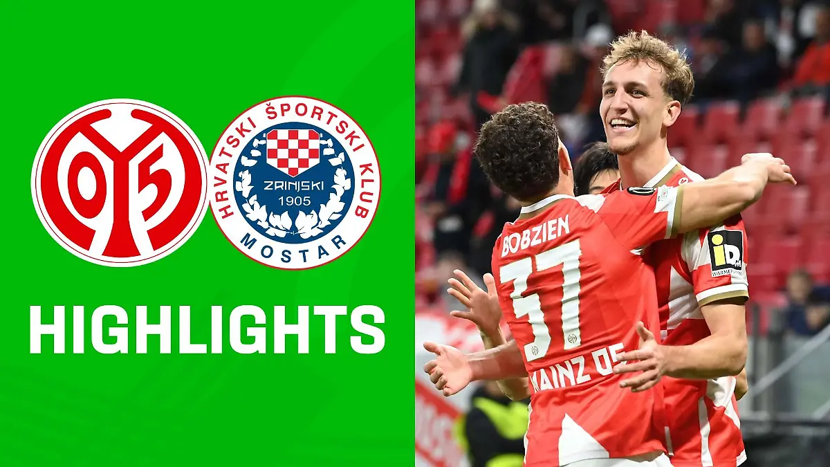 Highlights: FSV Mainz 05 vs. Zrinjski Mostar