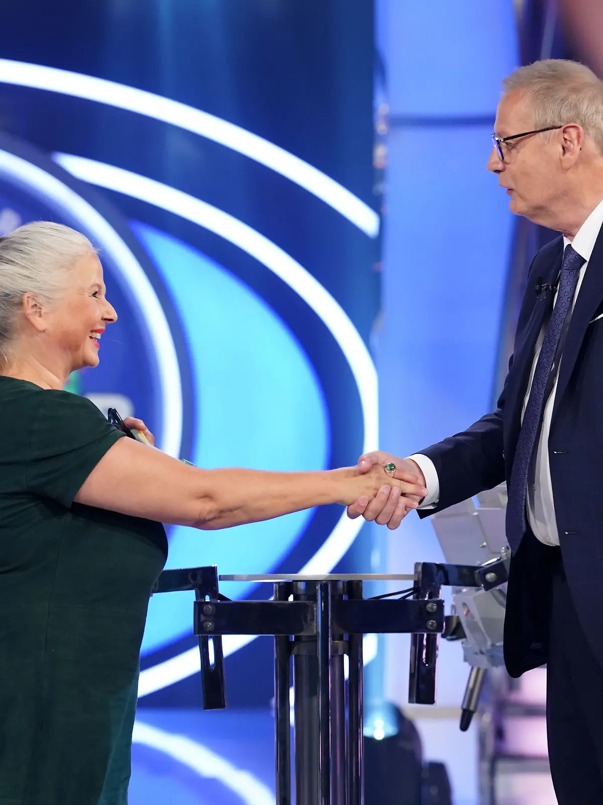 Ute Krüger-Anastassatos und Günther Jauch