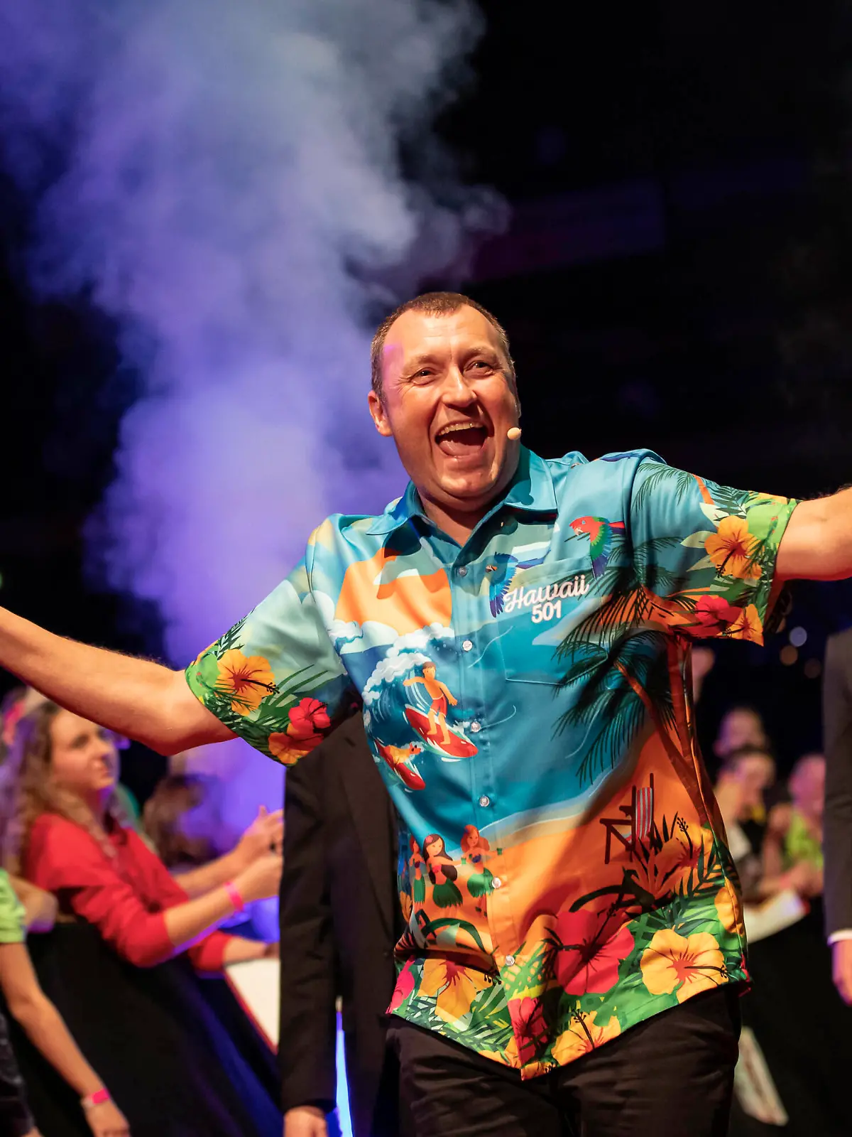 Ostsee Darts Gala, Dartsport, 25.01.20 Kiel Wayne Mardle Hawaii 501 *** Baltic Sea Darts Gala, Dartsport, 25 01 20 Kiel Wayne Mardle Hawaii 501 Copyright: xBEAUTIFULxSPORTS/MarioxM.xKobergx