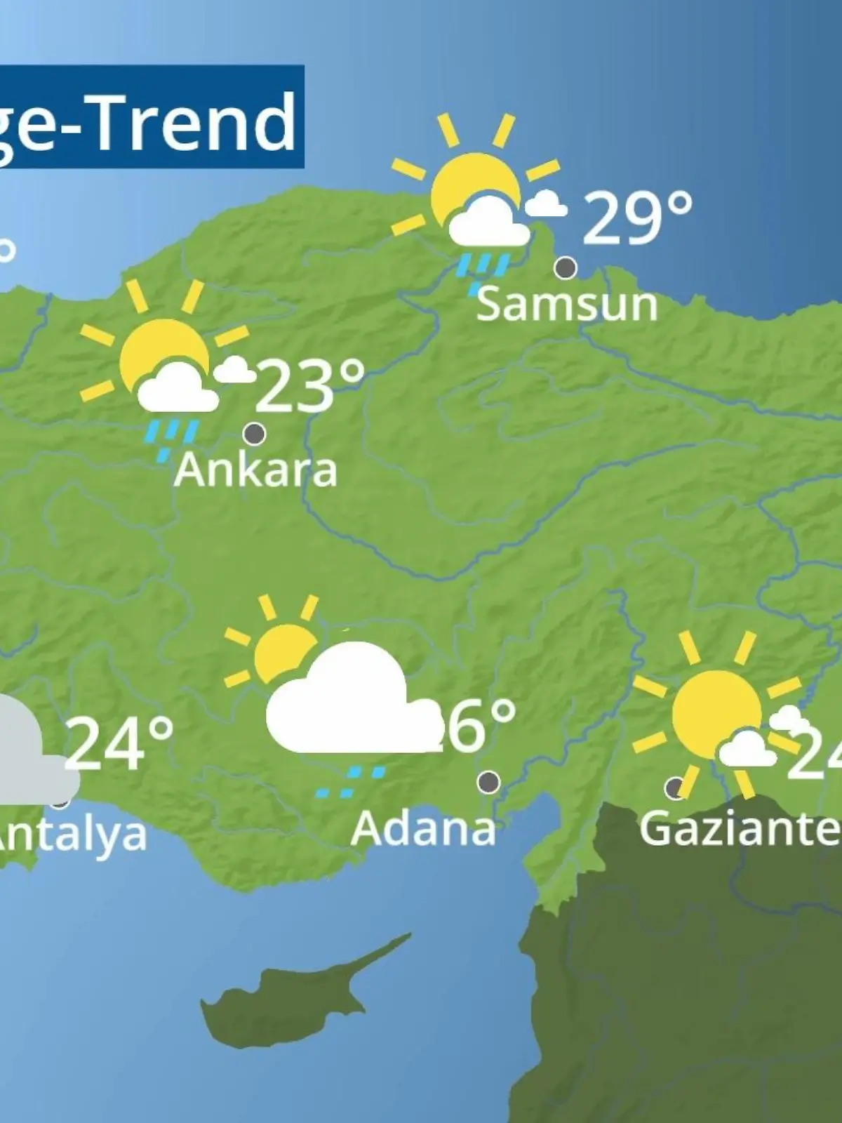 Bild zu: "Türkei: Wie wird das Wetter?"