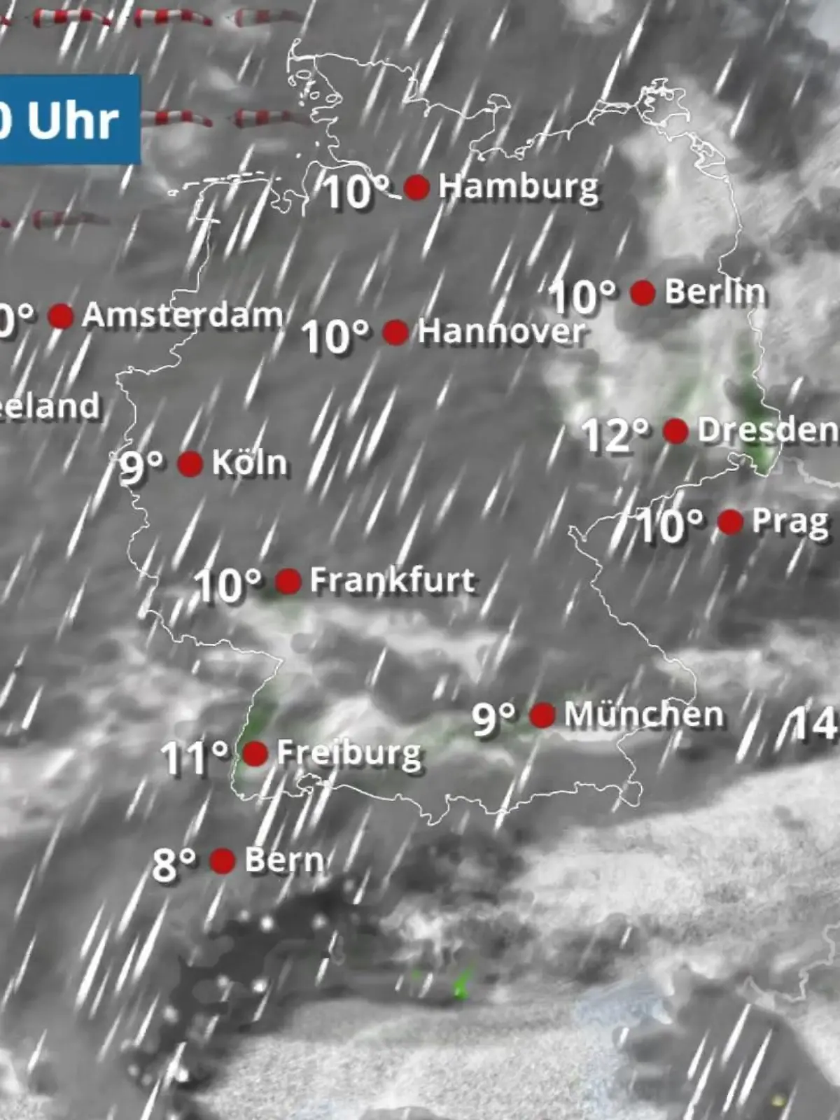 Bild zu: "Ganz schön viel Regen unterwegs"