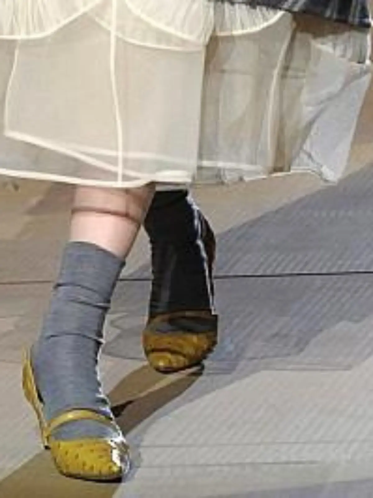 Socken und Sandalen?