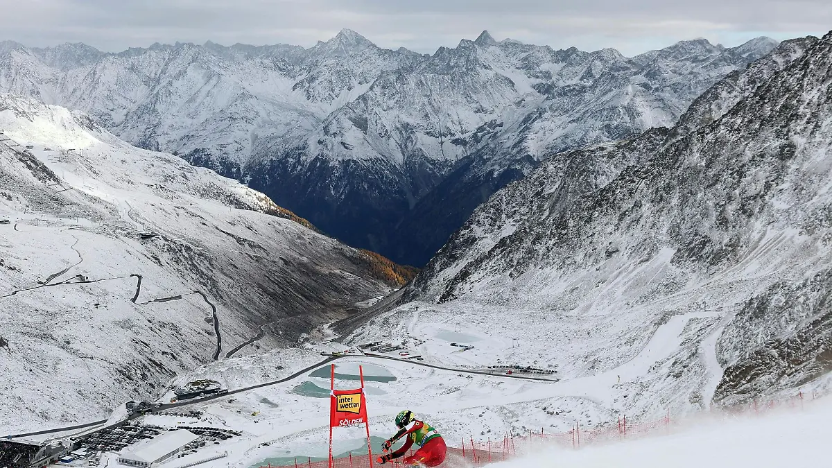 Die Österreicherin Julia Scheib feierte in Sölden ihren ersten Weltcup-Sieg.