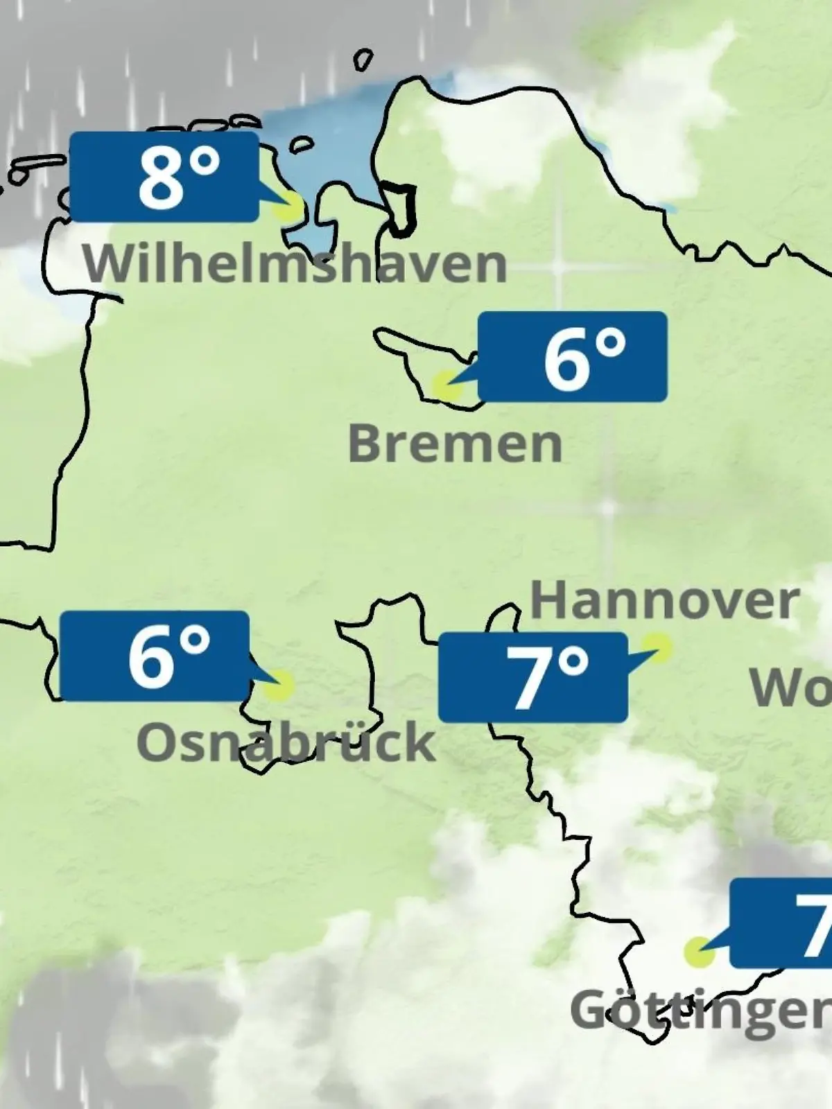 Bild zu: "Bremen und Niedersachsen: Wie wird das Wetter?"