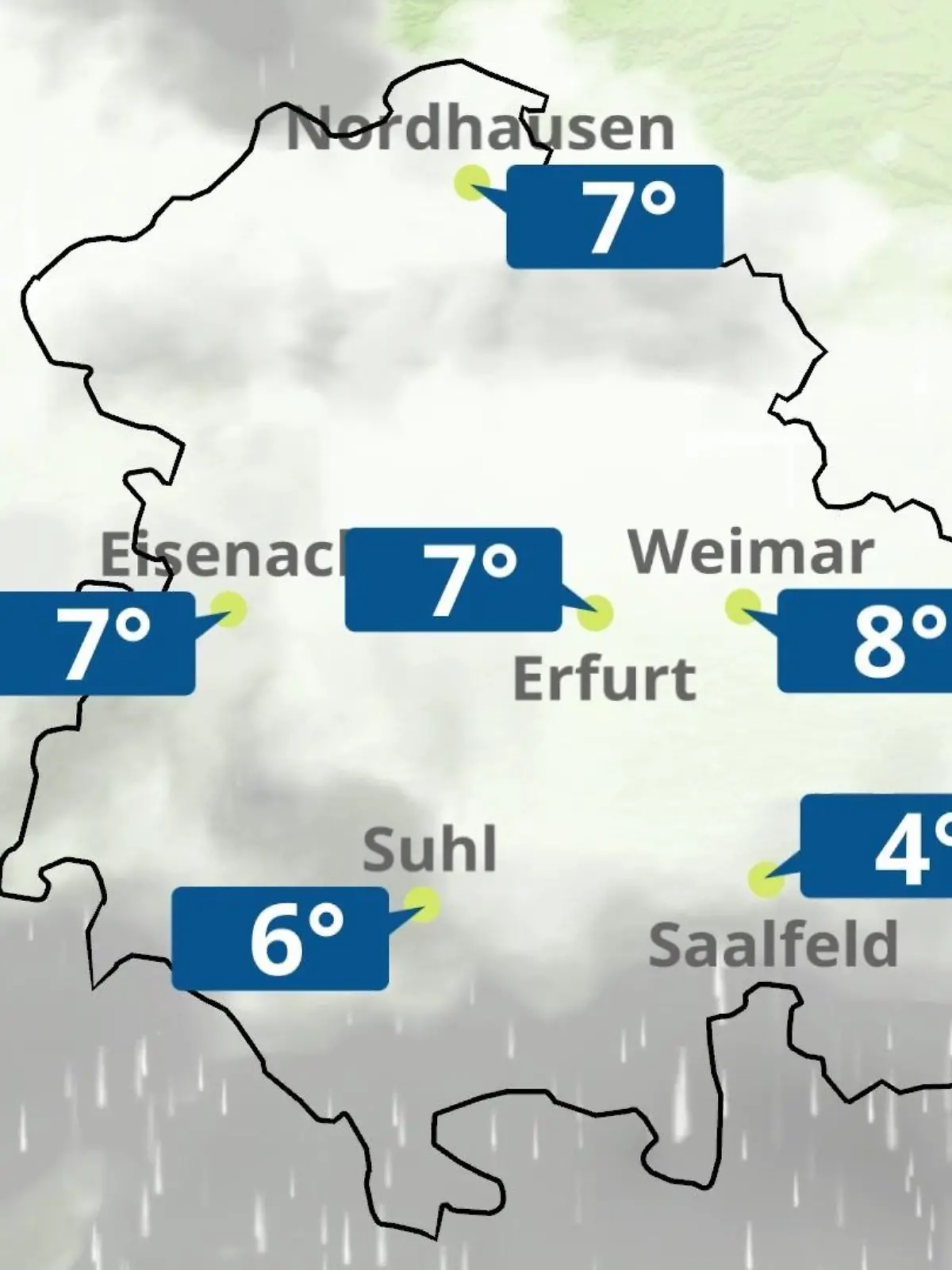 Bild zu: "Thüringen: Wie wird das Wetter?"