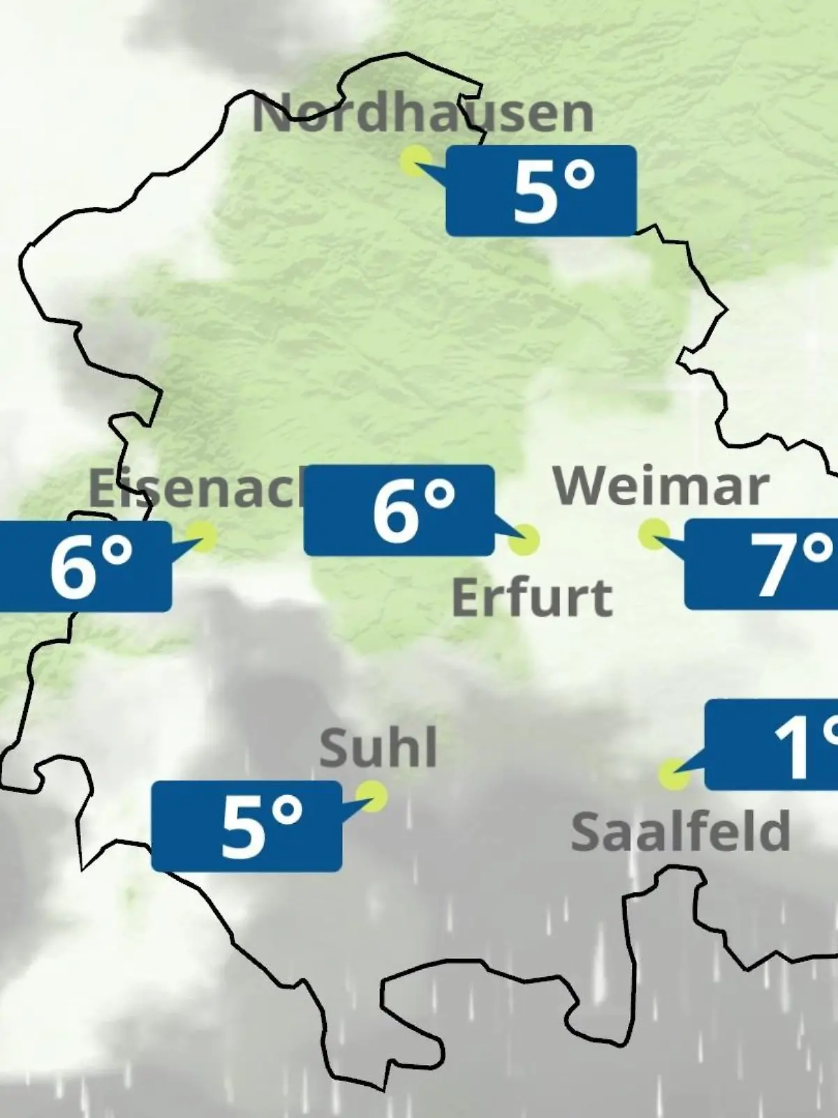 Bild zu: "Thüringen: Wie wird das Wetter?"
