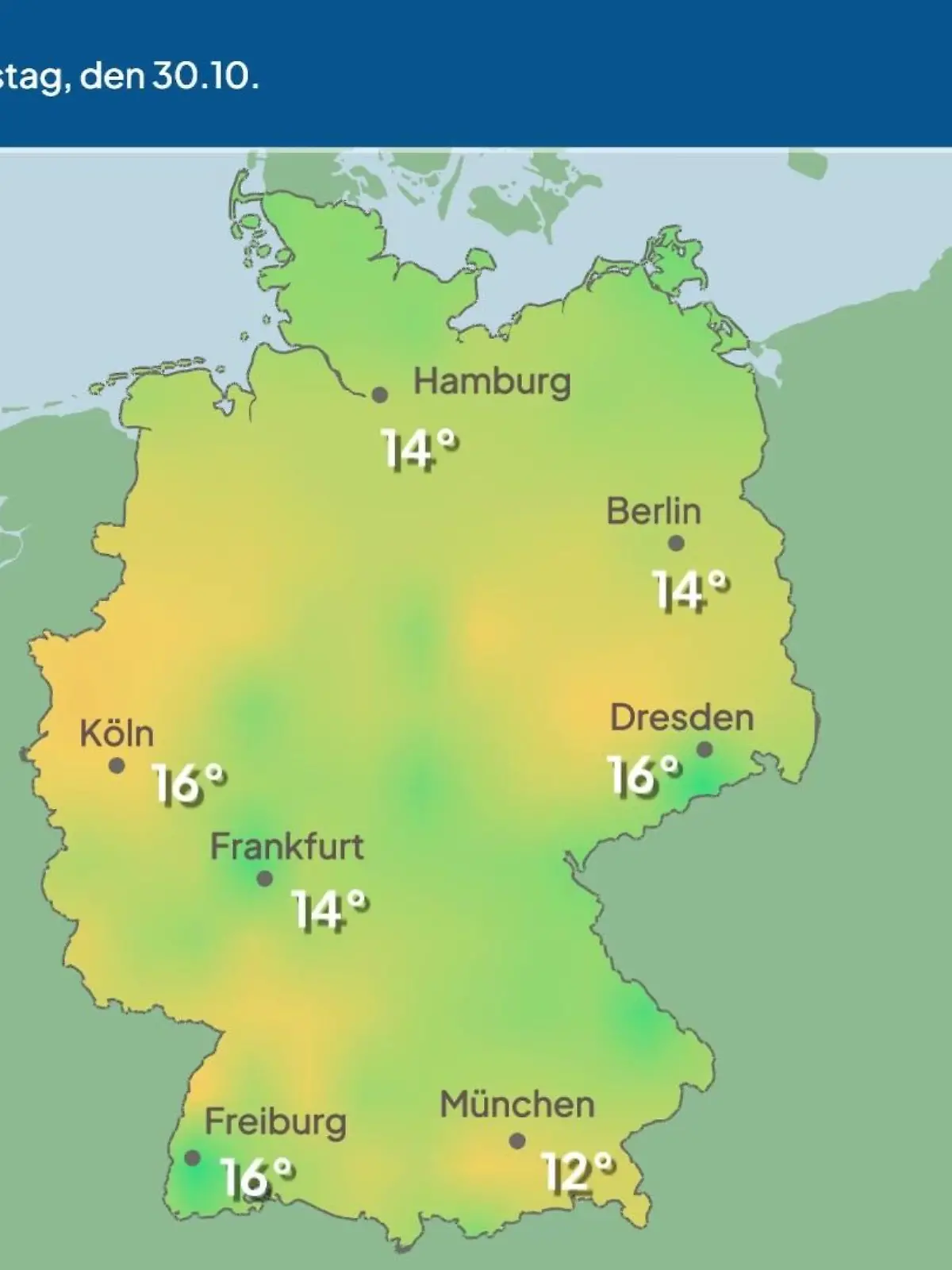 Bild zu: "Im Video: Temperatur-Vorhersage"