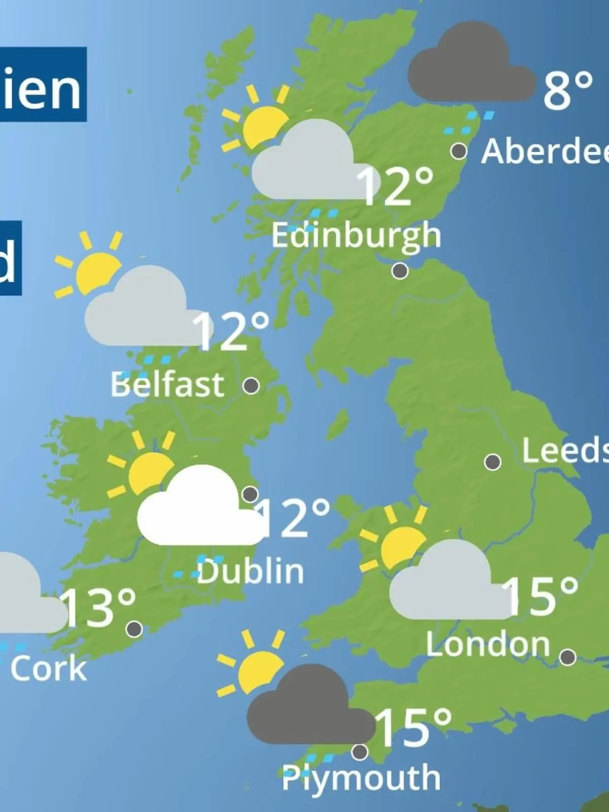 Bild zu: "England, Schottland, Wales: Wie wird das Wetter?"