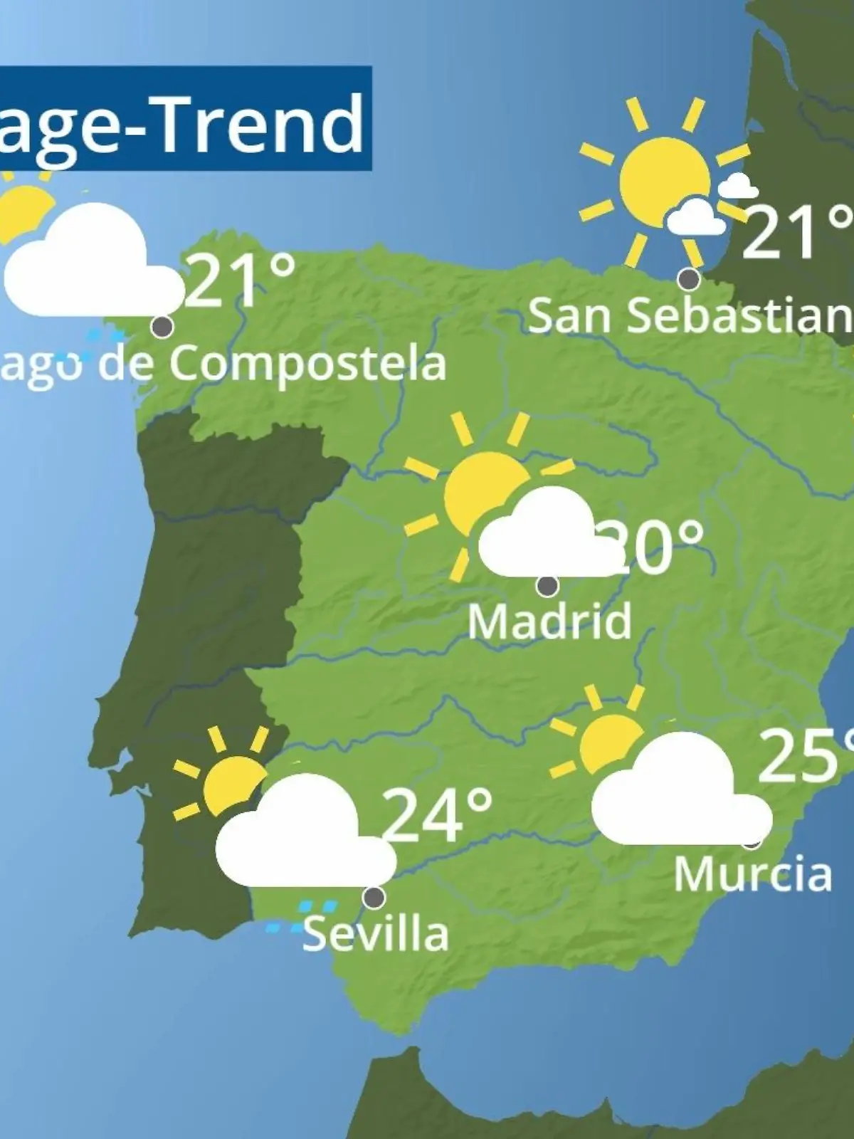Bild zu: "Spanien: Wie wird das Wetter?"