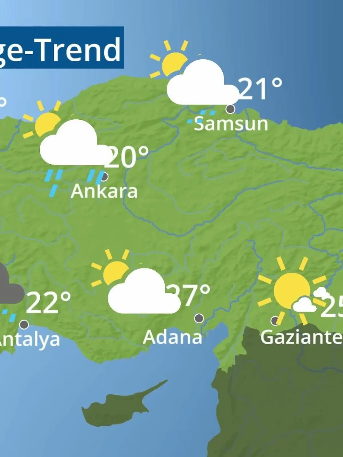 Bild zu: "Türkei: Wie wird das Wetter?"