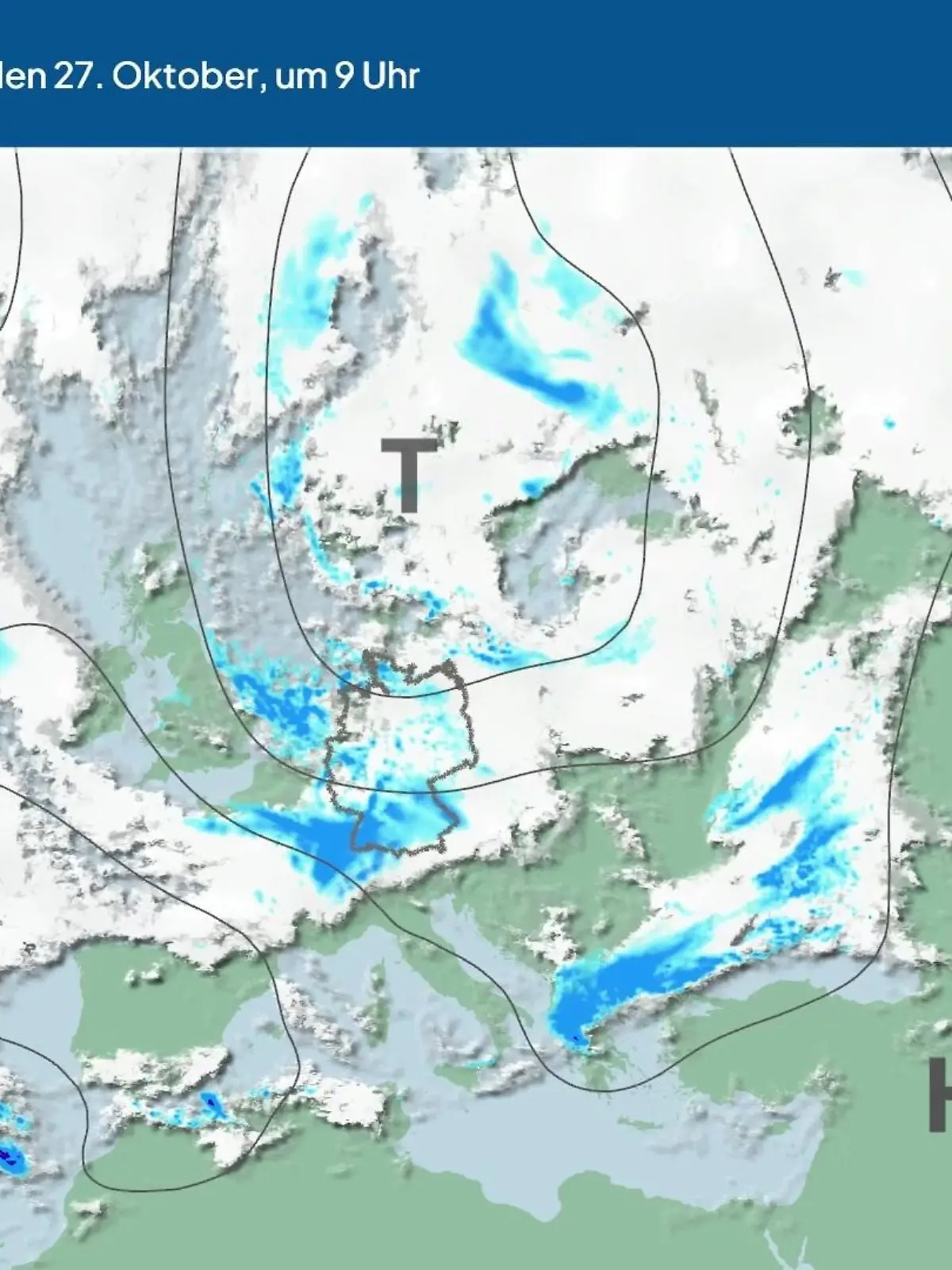 Bild zu: "Die Wetterlage der kommenden 5 Tage"