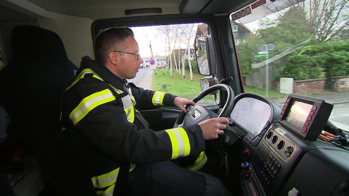 Feuerwehrmann Sven Bertog wurde Opfer einer Reizgas-Attacke