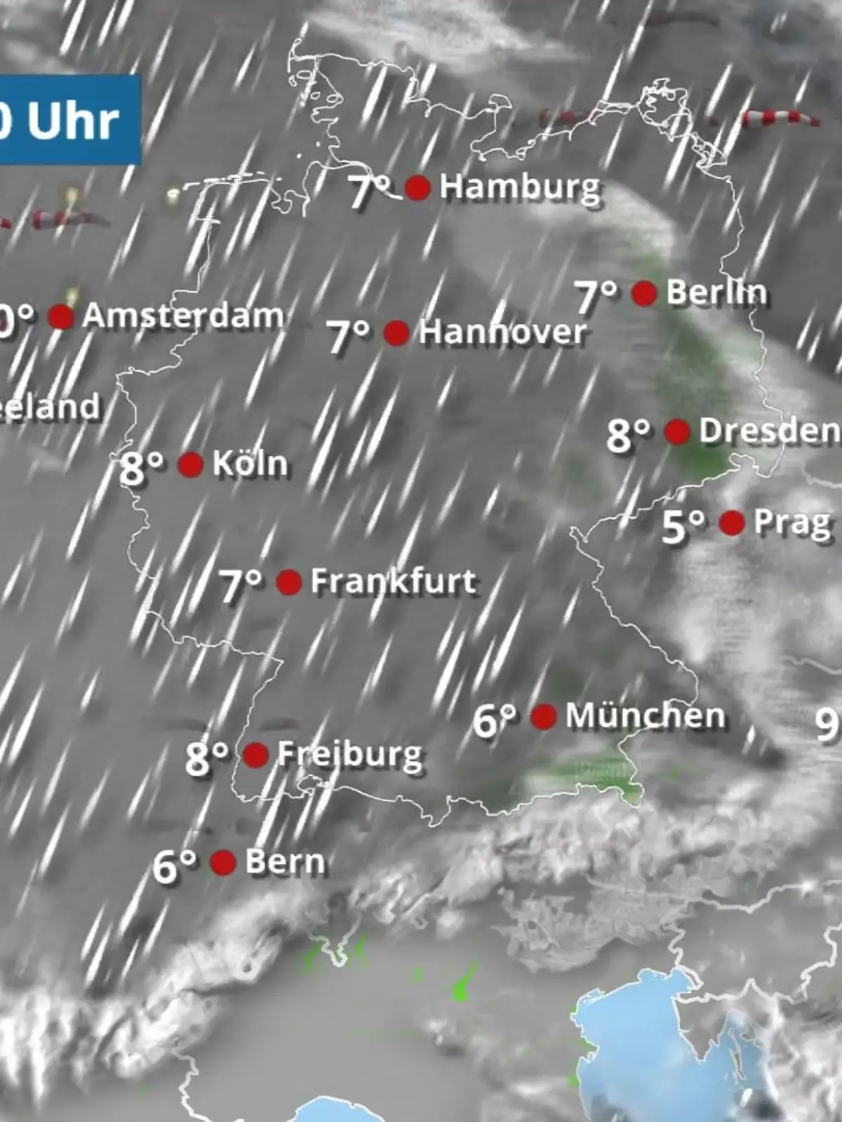 Bild zu: "Kaum eine Regenpause in Sicht"