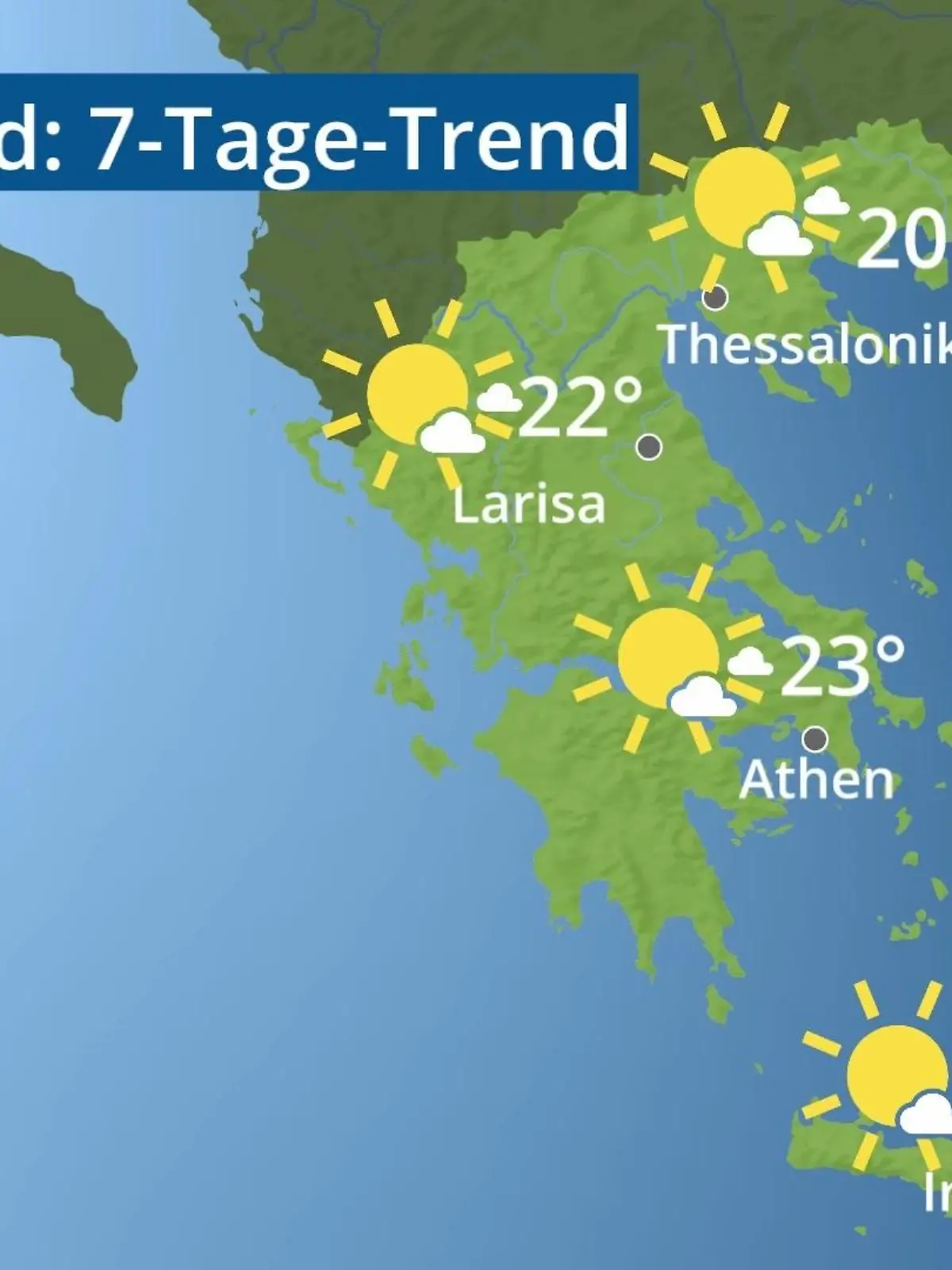 Bild zu: "Griechenland: Wie wird das Wetter?"