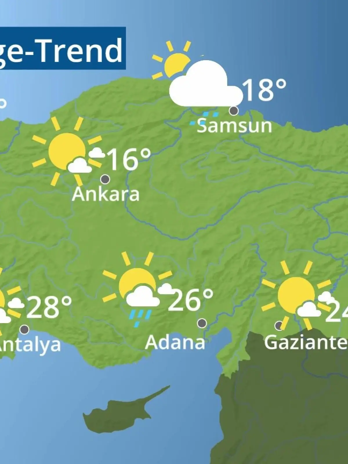 Bild zu: "Türkei: Wie wird das Wetter?"