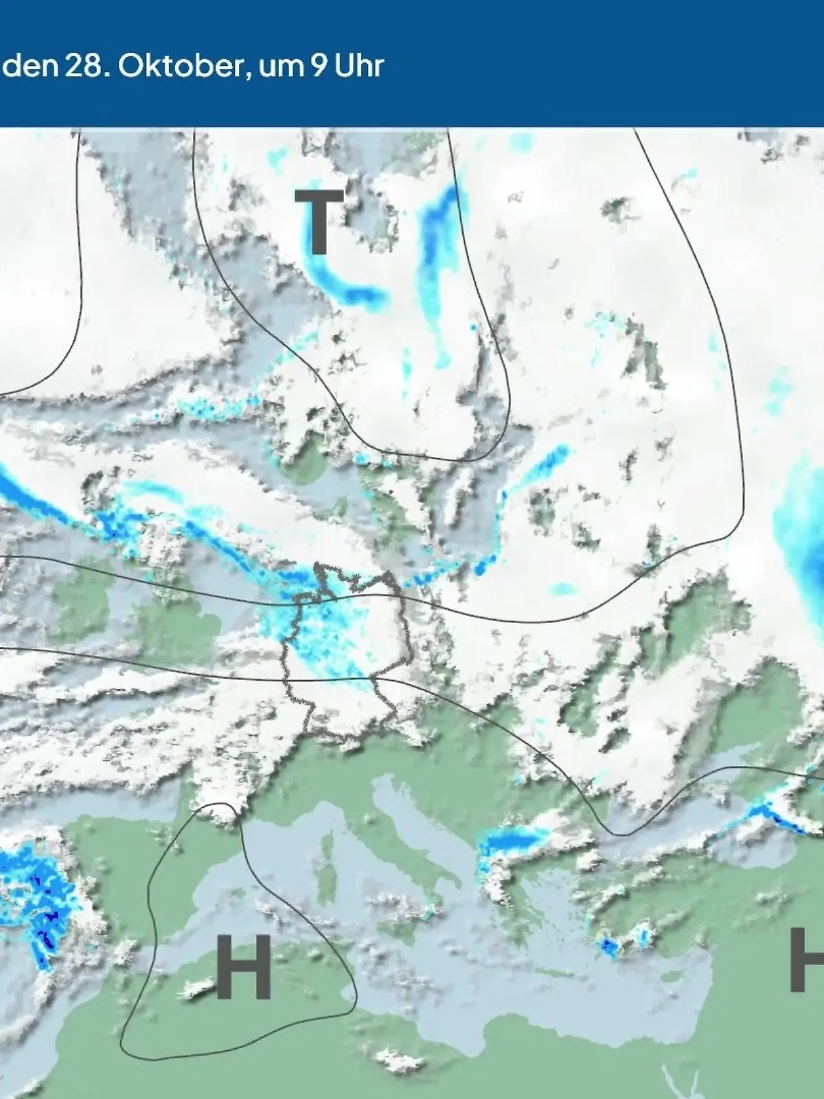 Bild zu: "Die Wetterlage der kommenden 5 Tage"