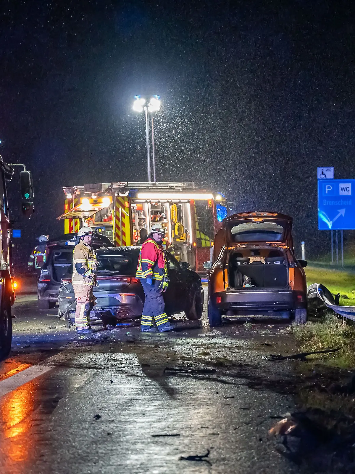 Bild zu: "Massencrash auf der A45 – sieben Verletzte"