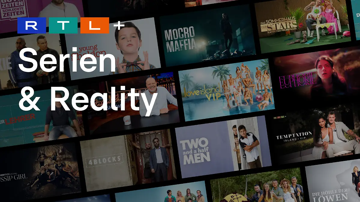 Die volle Reality- und Serienpower auf RTL+
