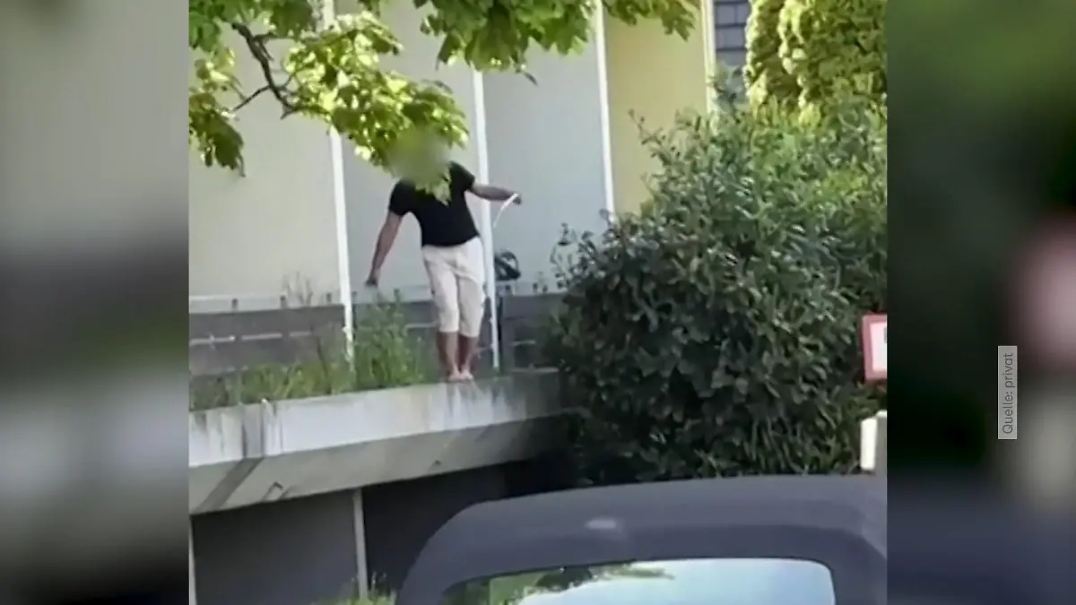Mann terrorisiert Nachbarschaft in Waldbronn Sogar mit Messer und Eisenstange