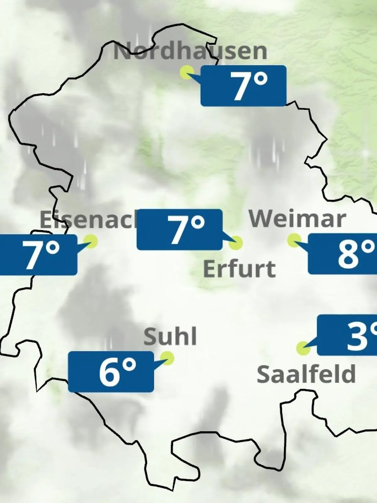 Bild zu: "Thüringen: Wie wird das Wetter?"