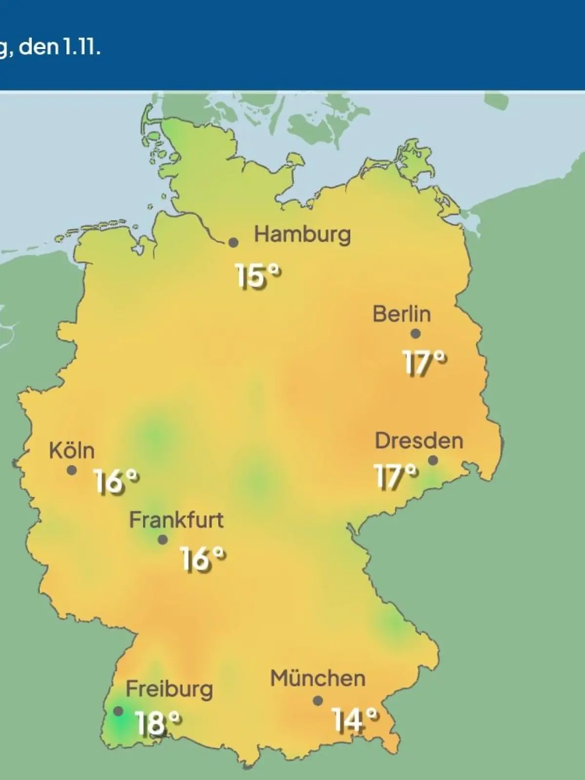 Bild zu: "Im Video: Temperatur-Vorhersage"