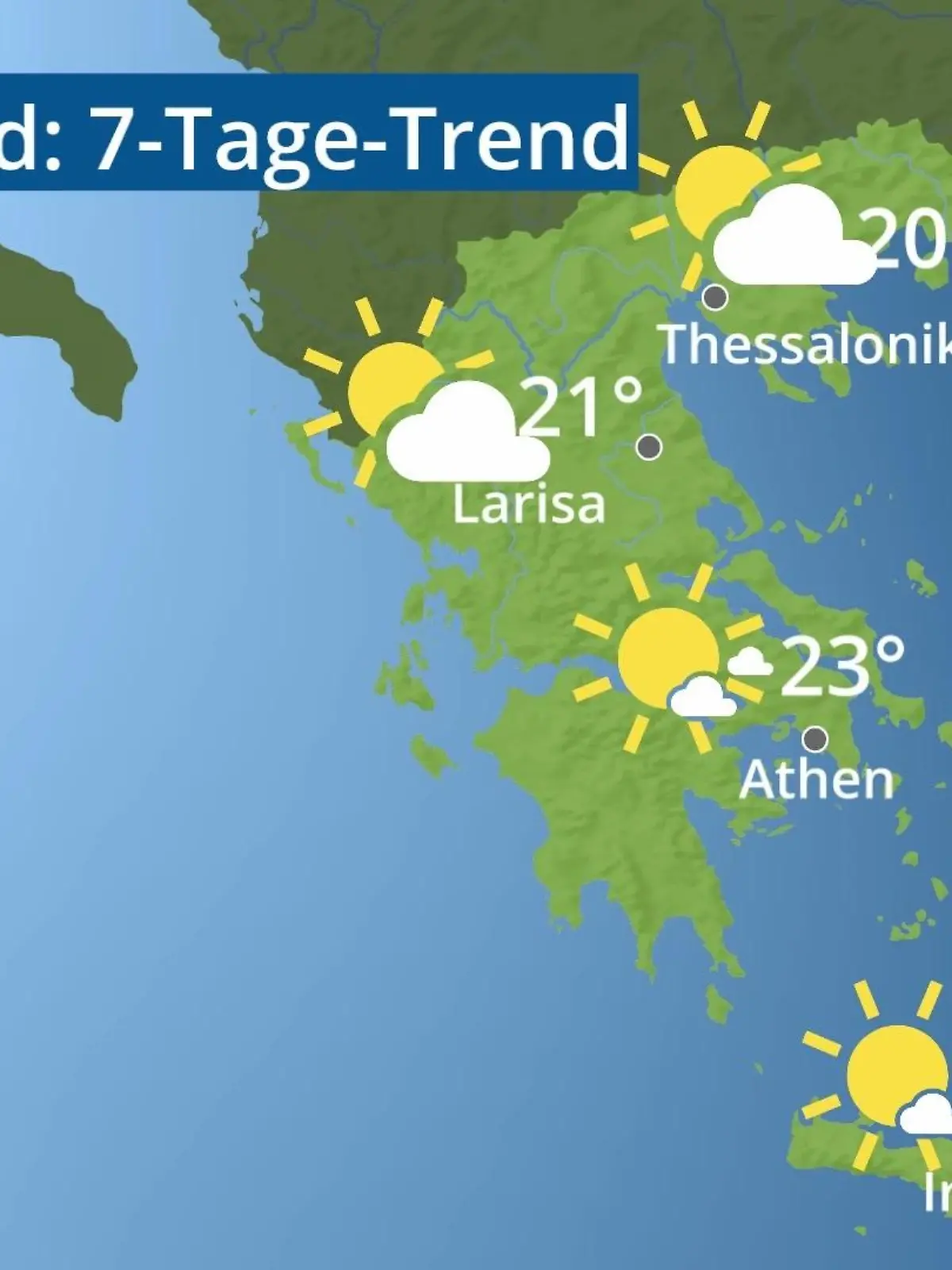 Bild zu: "Griechenland: Wie wird das Wetter?"