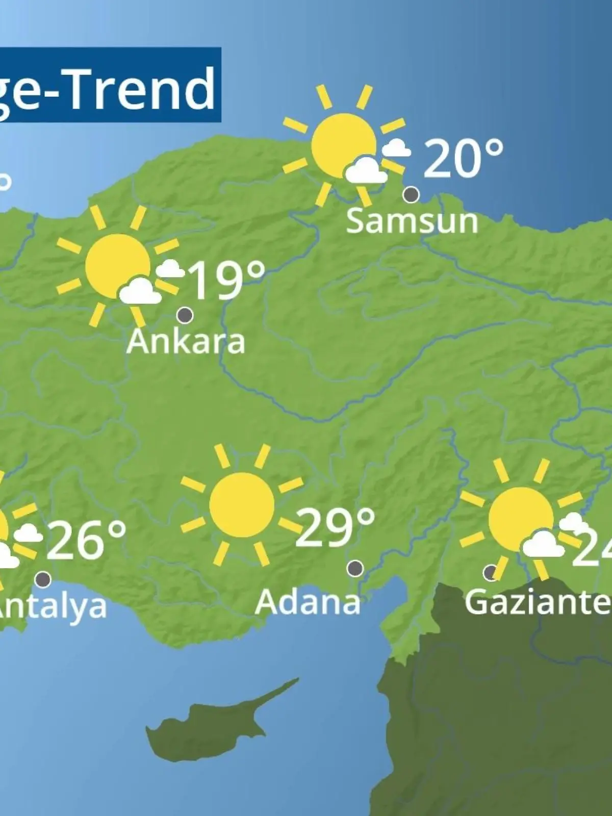 Bild zu: "Türkei: Wie wird das Wetter?"