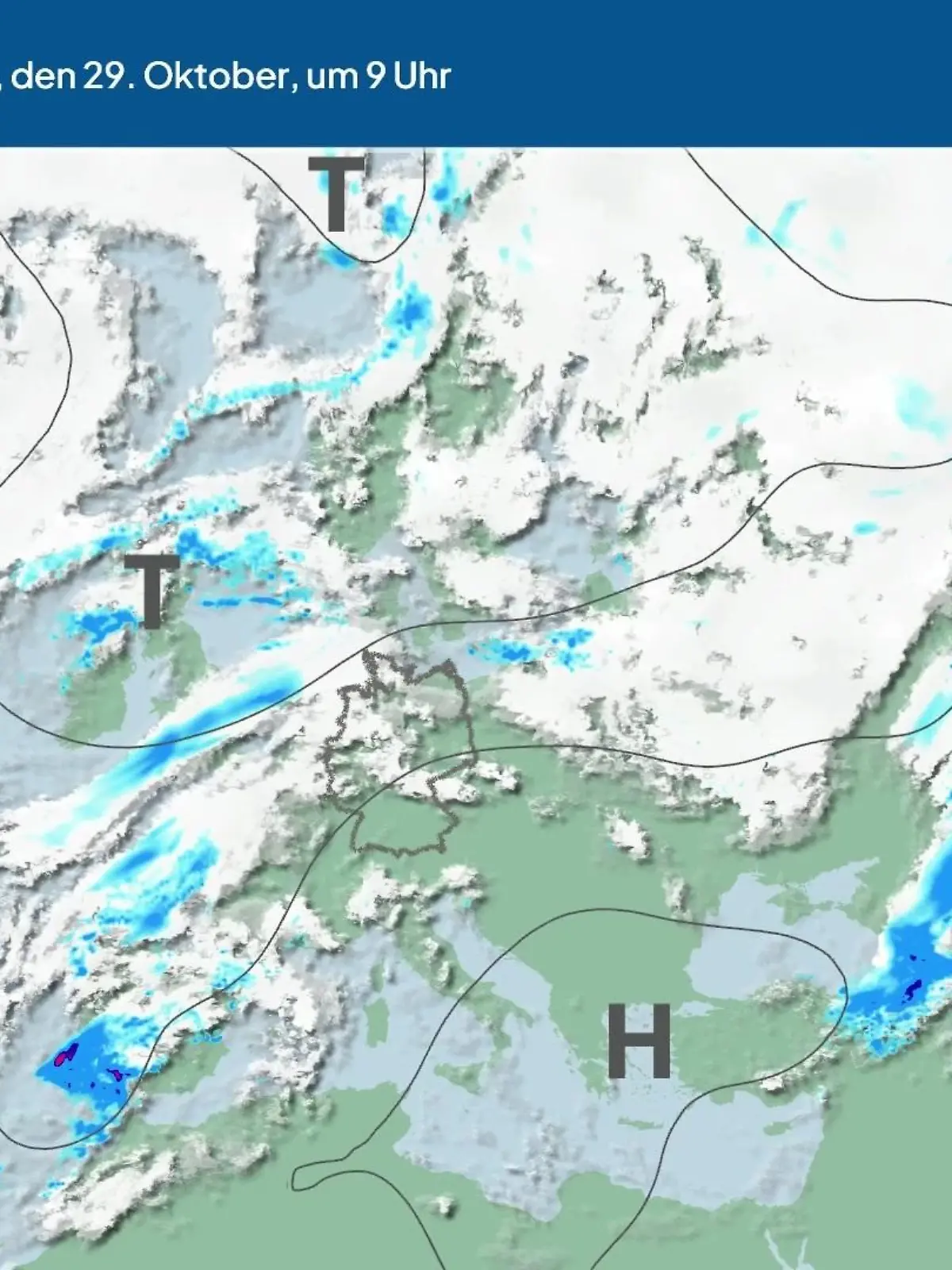 Bild zu: "Die Wetterlage der kommenden 5 Tage"