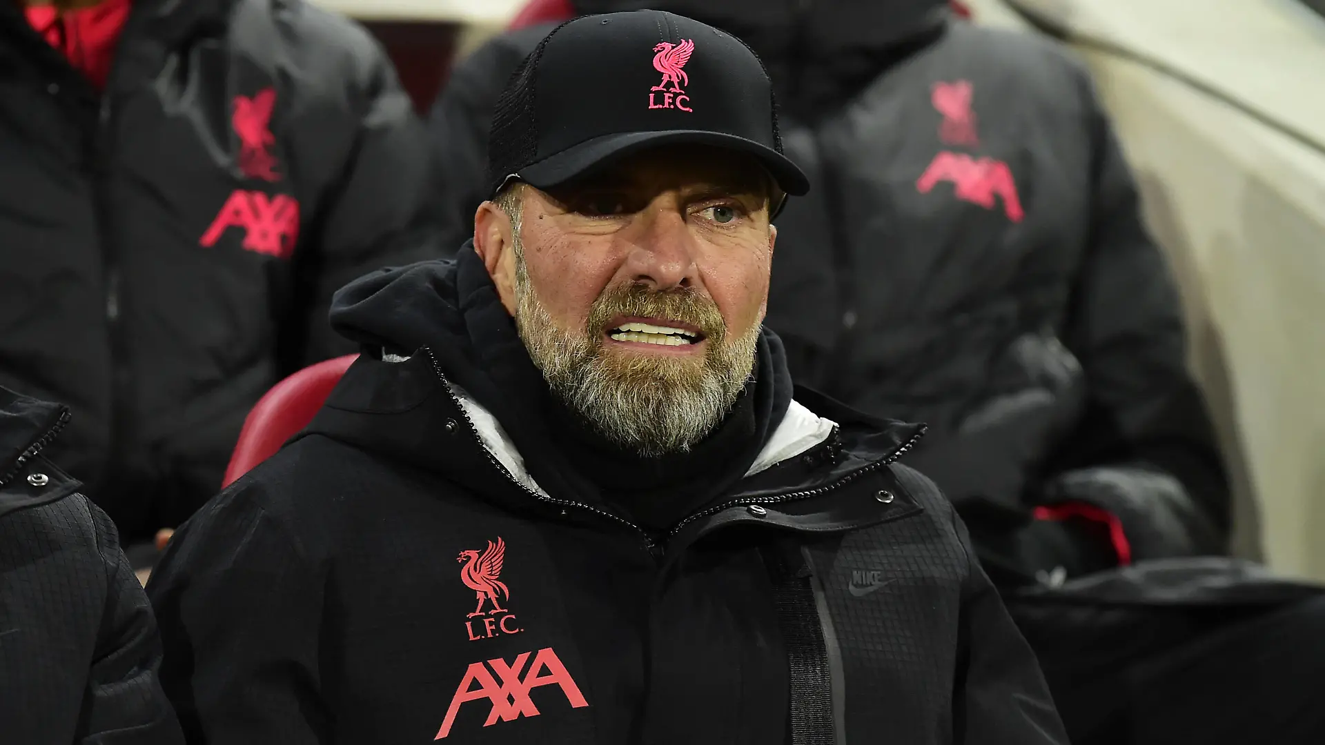 Sport Bilder des Tages Mandatory Credit: Photo by MICAH CROOK/PPAUK/Shutterstock 13690329bk Jurgen Klopp, Manager of Liverpool during the Premier League match between Brentford and Liverpool at The Gtech Stadium, London on 2 January 2023 Photo: Micah Crook/PPAUK Brentford v Liverpool, Premier League Football match, Gtech Community Stadium, Brentford, UK - 02 Jan 2023 Brentford v Liverpool, Premier League Football match, Gtech Community Stadium, Brentford, UK - 02 Jan 2023 PUBLICATIONxINxGERxSUIxAUTxHUNxGRExMLTxCYPxROUxBULxUAExKSAxONLY Copyright: xMICAHxCROOK/PPAUK/Shutterstockx 13690329bk
